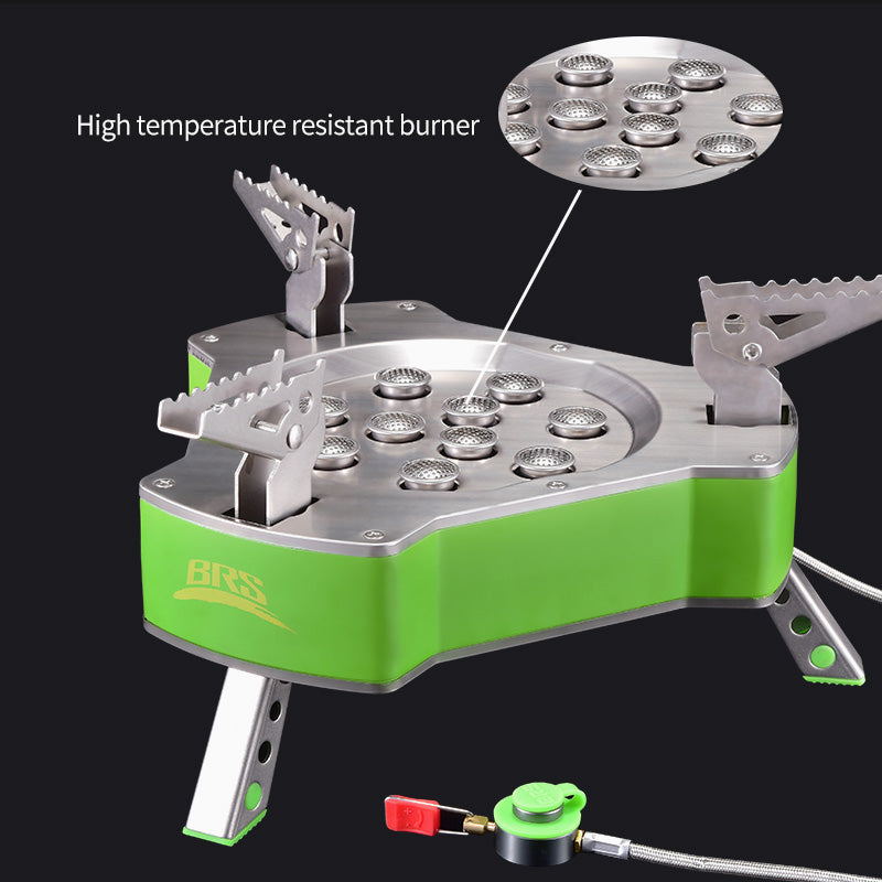 BRS-80 17000W Camping Gas Stove 10 Cores Burner