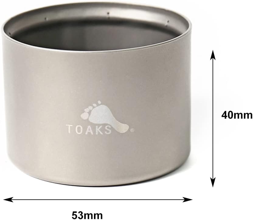 TOAKS Titanium Siphon Alcohol Stove STV-01
