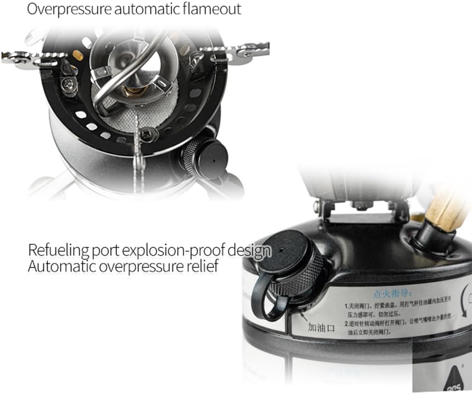 BRS-12A Portable Gasoline Camping Stove One-Piece Stove with Storage Bag