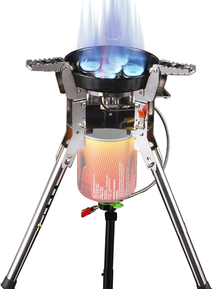 BRS High Power Windproof Integrated Lifting Cooking Stove
