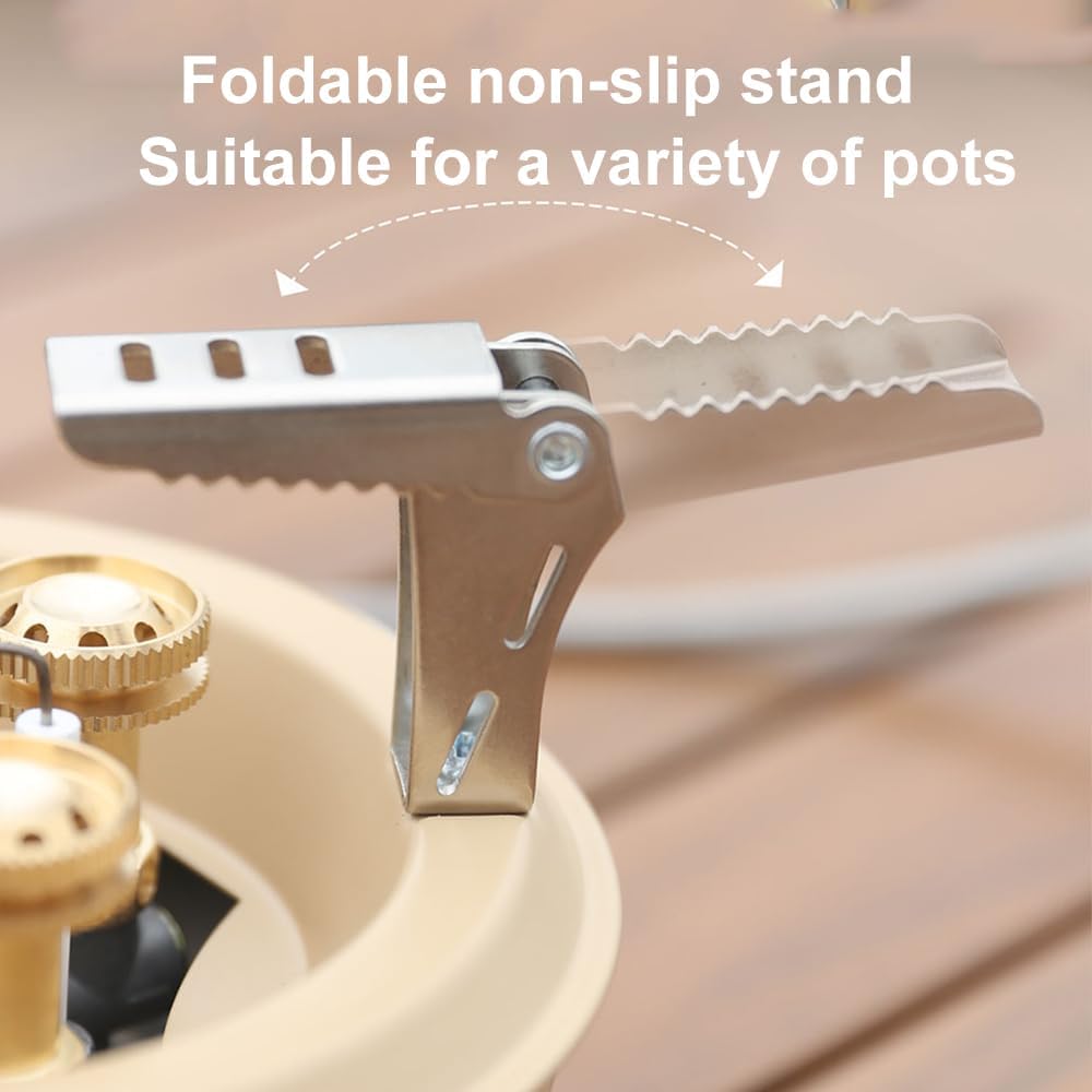 BRS 16000W Camping Stove Portable Collapsible Gas 5 Burners