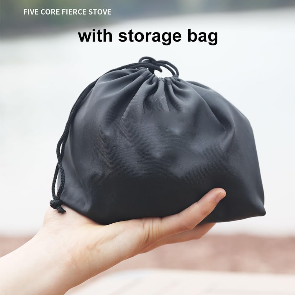 BRS 16000W Camping Stove Portable Collapsible Gas 5 Burners