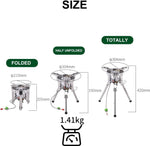 BRS High Power Windproof Integrated Lifting Cooking Stove