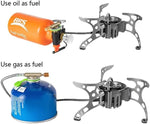 BRS-8A 4500W Multi Fuel Portable Camping Stove, Butane & Diesel