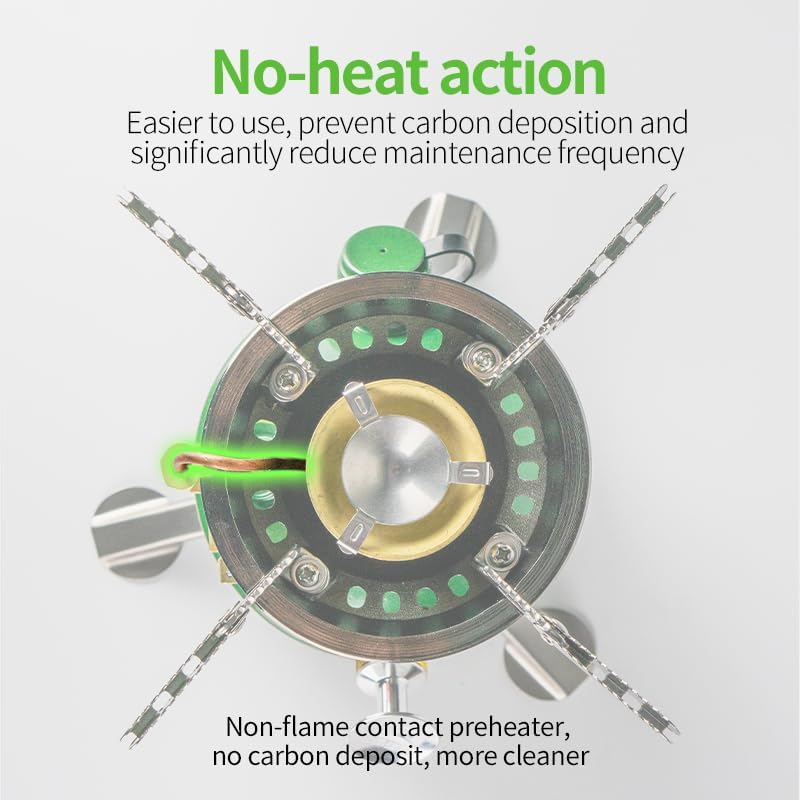 BRS-29B Portable Gasoline Stove, 2117W Preheat-free Integrated Oil Burner