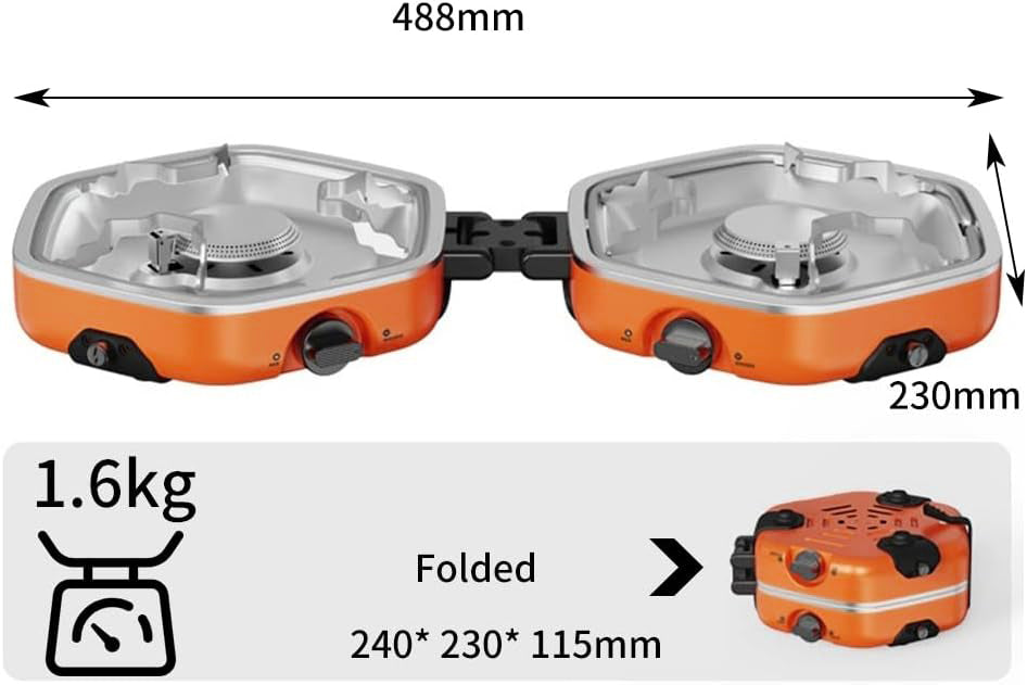 Solohike 2 Burner Camping Stove YC-01