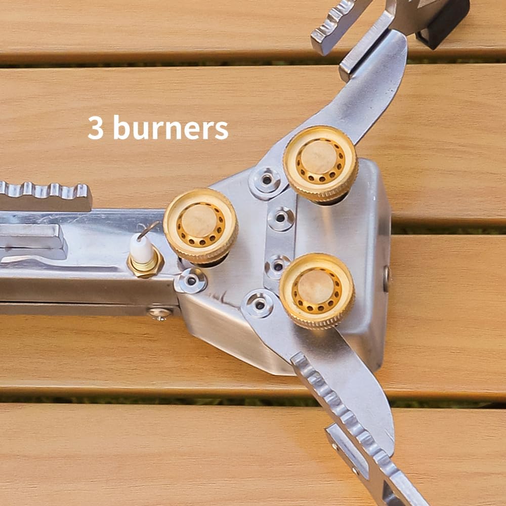 SOLOHIKE 3 Burner Camping Stove 6500W