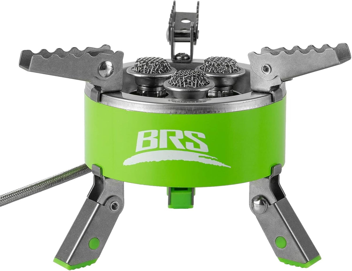 BRS-73 4200W Backpacking Stove 3 Burners Camping Stove Portble with Storage Bag
