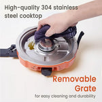 SOLOHIKE 2 Burner Camping Stove with Carrying Handle, Storage Bag Portable for Camping & Hiking