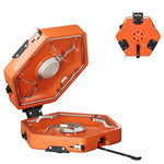 Solohike Portable Camping Stove with 2 Burners, Camping Stove Folding Adjustable Burners Portable for Camping & Hiking with Storage Bag