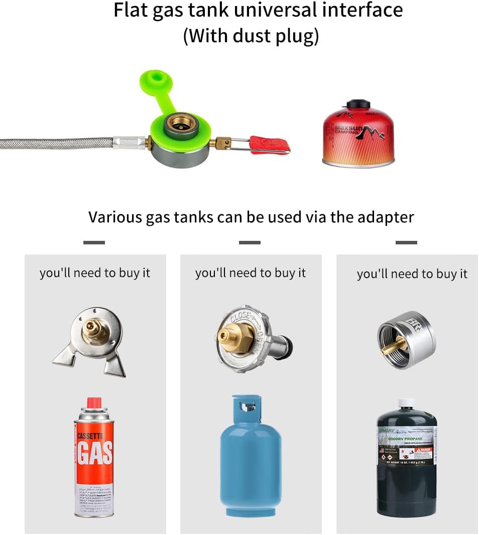 BRS High Power Windproof Integrated Lifting Cooking Stove