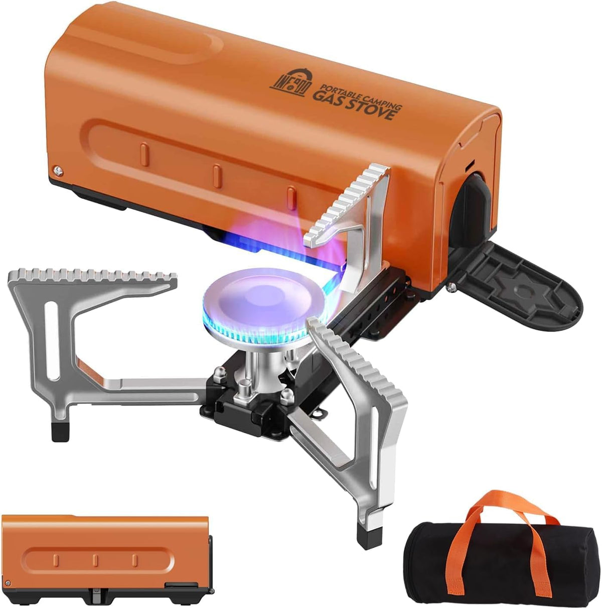 Solohike 2200W Folding Butane Gas Burner with Carrying Bag