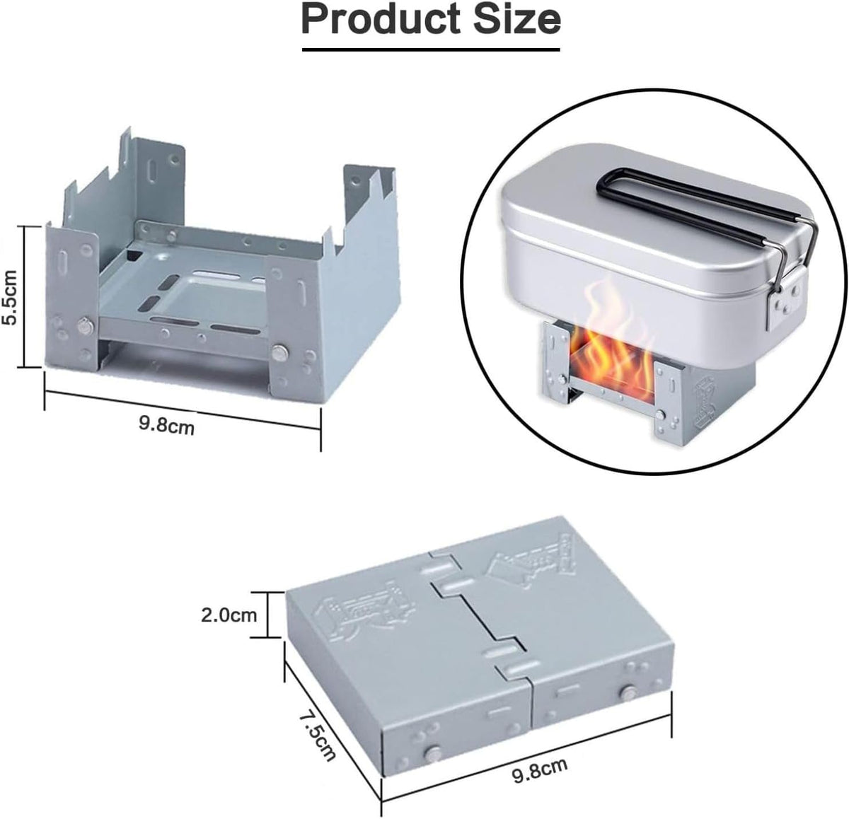 Solohike Pocket Size Folding Stove