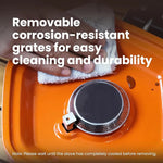 Solohike Portable Camping Stove with 2 Burners, Camping Stove Folding Adjustable Burners Portable for Camping & Hiking with Storage Bag