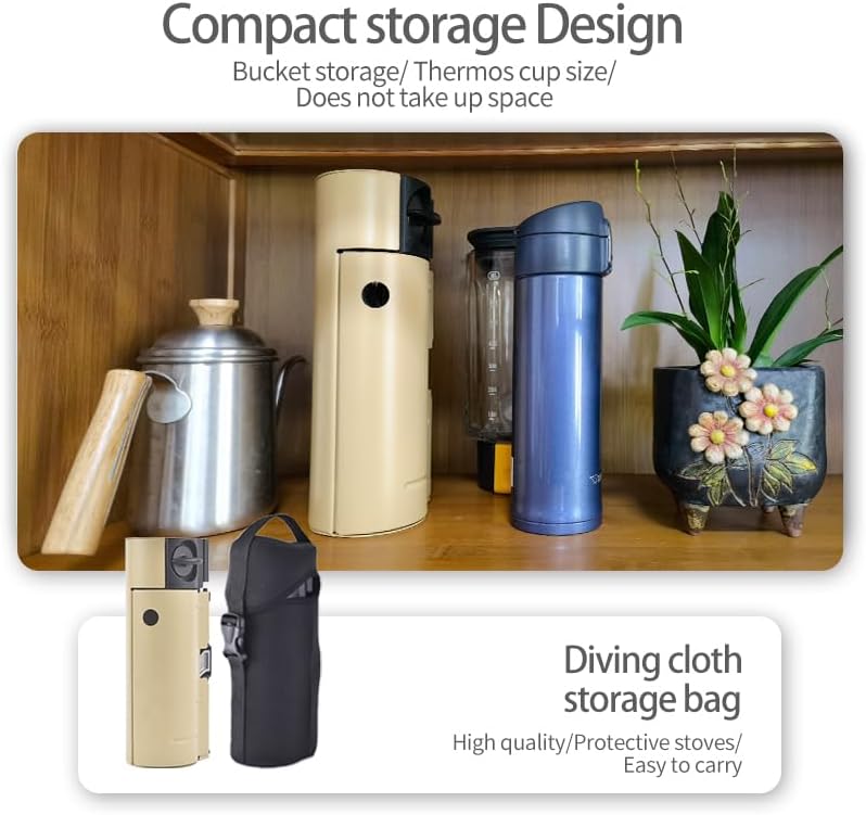 Portable Butane Camping Stove (Mars Green)