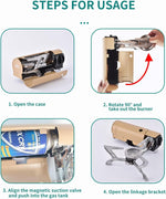 Portable Butane Camping Stove (Mars Green)