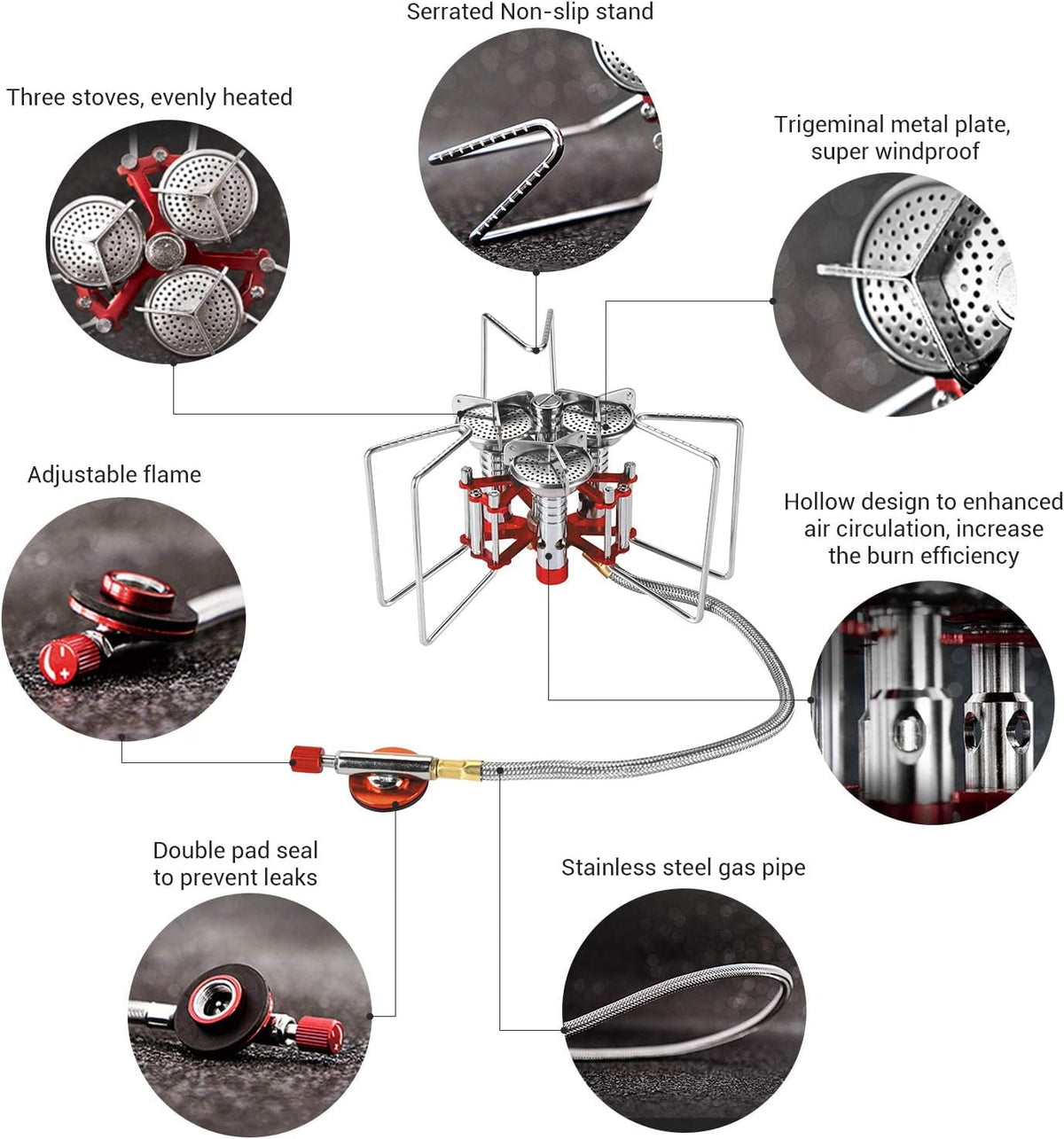 Bulin B6-A 5800W Camp Gas Stove