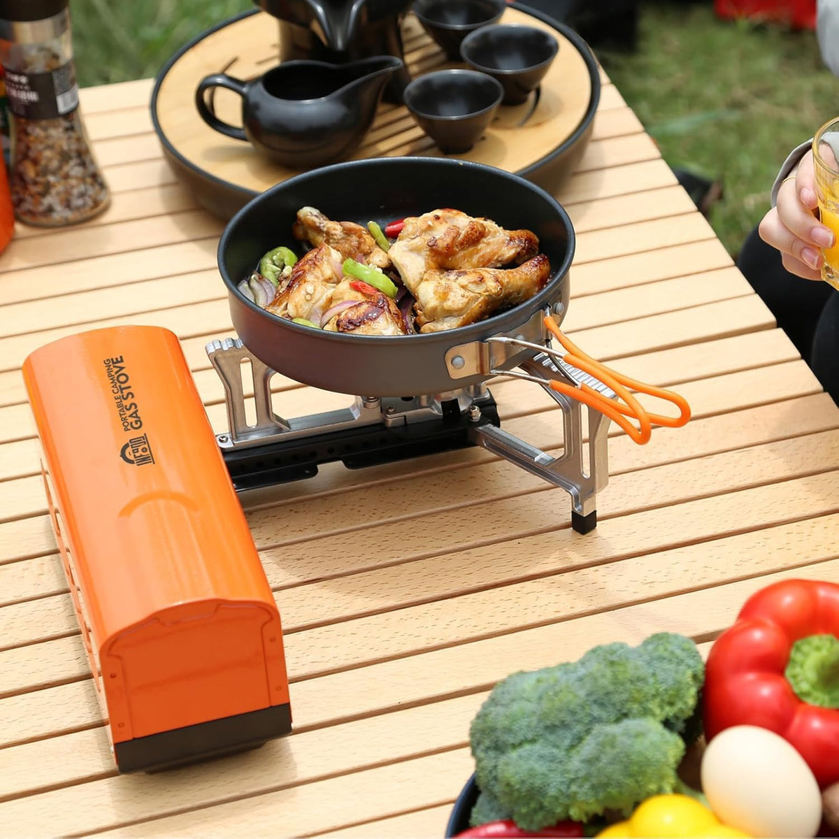 Solohike 2200W Folding Butane Gas Burner with Carrying Bag