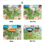 BRS High Power Windproof Integrated Lifting Cooking Stove