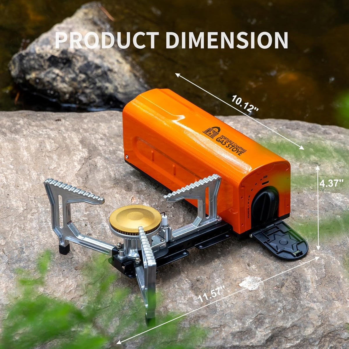 Solohike 2200W Folding Butane Gas Burner with Carrying Bag