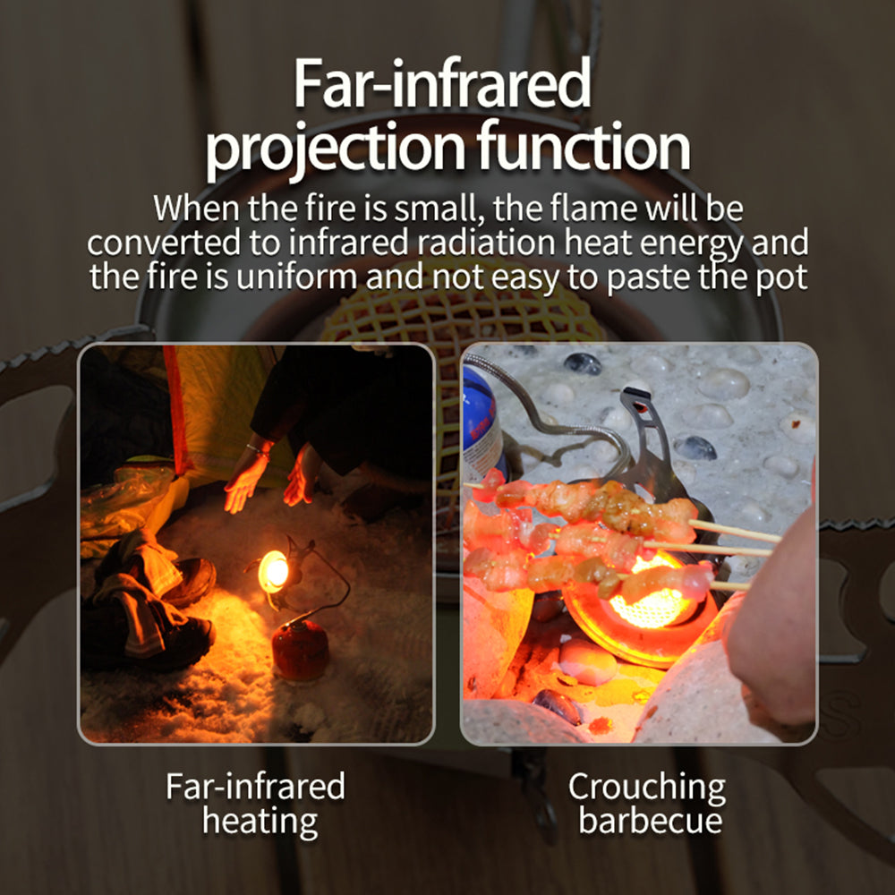 BRS-15BNEW Multi-functional Windproof Camping Stove