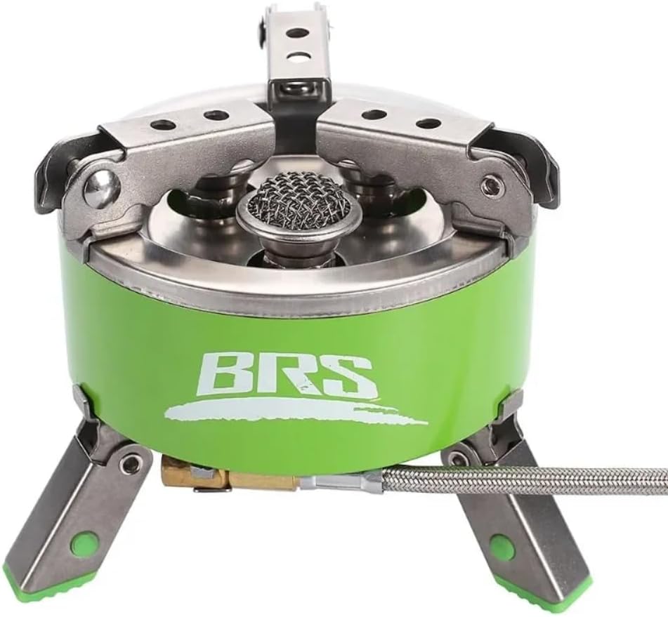 BRS-73 4200W Backpacking Stove 3 Burners Camping Stove Portble with Storage Bag