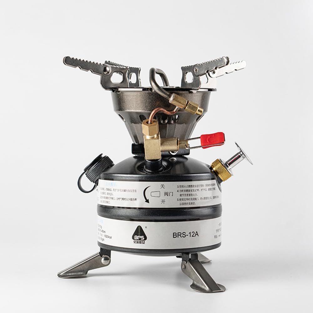 BRS-12A Portable Gasoline Camping Stove One-Piece Stove with Storage Bag
