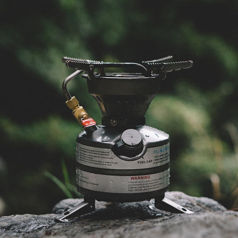 BRS-12A Portable Gasoline Camping Stove One-Piece Stove with Storage Bag